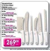 Tramontina 15cm Butchers Knife-Each