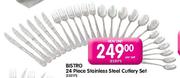 Bistro 24 Piece stainless Steel Cutlery set
