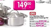Aro Stainless Steel Professional Cooking Pot-2L