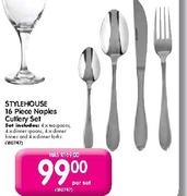 Styelhouse 16 Piece Naples Cutlery Set 