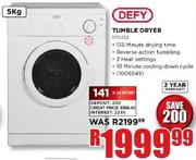 Defy Tumble Dryer-5kg
