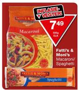Fatti's & Moni's Macroni/Spaghetti-500g