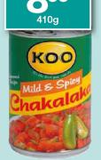 Koo Chakalaka Verskeidenheid Elk-410g