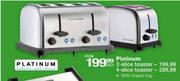 Platinum 2-Slice Toaster