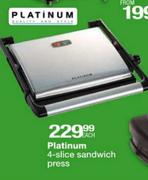Platinum 4-Slice Sandwich Press