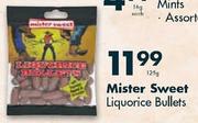Mister Sweet Liquorice Bullets-125g