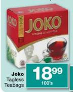 Joko Tagless Teabags-100's