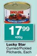 Lucky Star Curried/Pickled Pichards-400gm Each
