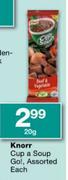 Knorr Cup A Soup Go-20gm Each