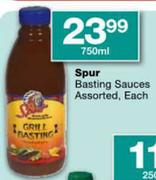 Spur Basting Sauces-750ml Each