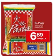 Mr. Pasta Macroni/Spaghetti-500gm Elk