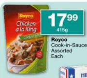 Royco Cook-in-Sauce-415gm Each