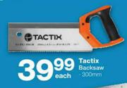 Tactix Backsaw-300mm Each