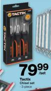 Tactix Chisel Set-3 Piece