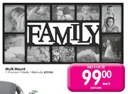 Multi Mount-10 Cut Outs