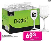 Royal Leerdam Classic Wine Glasses-6 Pack