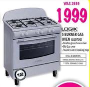 logik 5 burner gas stove