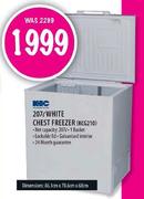 KIC White Chest Freezer-207l