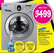 Samsung Deep Foam Washing Machine-6kg