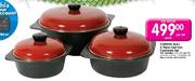 Cordon Bleu Cast Iron Cookware Set-6 Piece Per Set