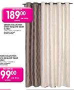 Design Collection Orient Jacquard Eyelet Curtain-Per Drop