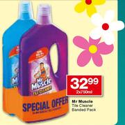 Mr Muscle Tile Cleaner Banded Pack-2 x 750ml