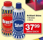 Brilliant Shine Brass/Silvo-200ml Each 