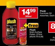Plush Furniture Oil Assorted 300ml-Each