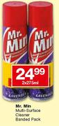 Mr. Min Multi-Surface Cleaner Banded Pack-2 x 275ml 