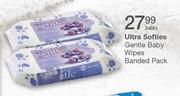 Ultra Softies Gentle Wipes Banded Pack- 2 x 60's