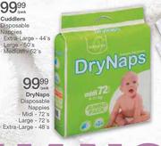 DryNaps Disposable Nappies (Midi)-72's Per Pack