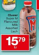 Clover Super M Flavoured Milk Assorted-1L Each