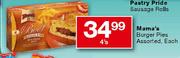 Mama's Burger Pies Assorted-4's Each