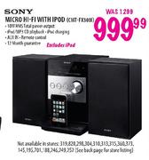 Sony Micro Hi-Fi with IPod (CMT-FX3001)