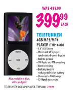 Telefunken 4GB MP3/MP4 Player (TMP-444B)