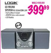 Logik CD Micro System (M-333A/CDR-291)