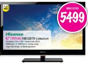 Hisense FHD LED TV-42"(107cm)