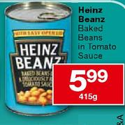 Heinz Beanz Baked Beans in Tomato Sauce-415g