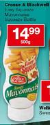 Crosse & Blackwell Easy Squeeze Mayonnaise Squeeze Bottle-500g