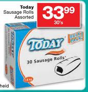 Today Sausage Rolls Assorted-30's