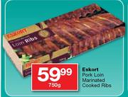 Eskort Pork Loin Marinated Cooked Ribs-750g