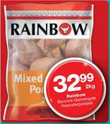 Rainbow Bevrore Gemengde Hoenderporsies-2kg
