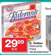 D. Oetker Ristorante Pizza Verskeidenheid-Elk