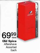 Old Spice Aftershave Assorted-100ml Each