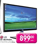 LG 20" LED Monitor