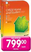 Microsoft Office Home and Student 2010