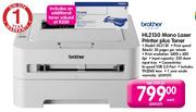 Brother HL2130 Mono Laser Printer plus Toner