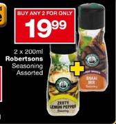 Robertsons Seasoning Assorted-2 x 200ml