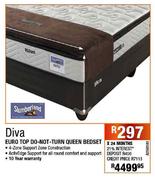 Diva Euro Top Do Not Turn Queen BedSet