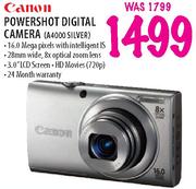 Canon Powershot Digital Camera(A4000 Silver)